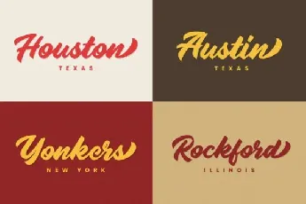 Radens Bold Script font