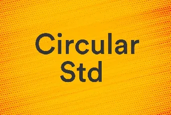 Circular Std font