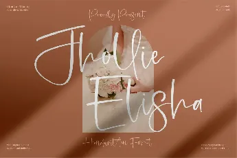 Jhollie Elisha font