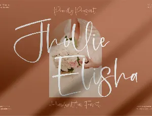 Jhollie Elisha font