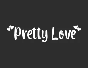 Pretty Love font