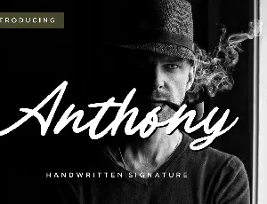 Anthony font