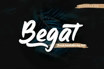 Begat Script font