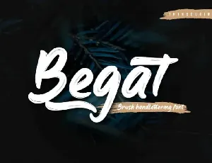 Begat Script font