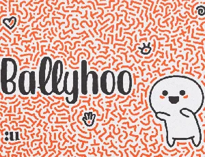 Ballyhoo Display font