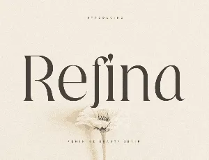 Refina font