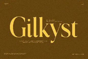 Gilkyst font