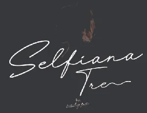 Selfiana Tre font