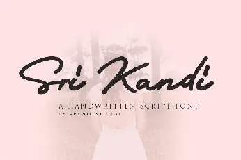 Sri Kandi Script font