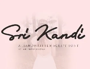 Sri Kandi Script font