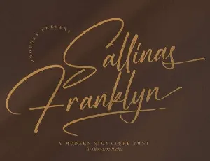 Sallinas Franklyn font