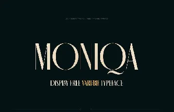 Moniqa font