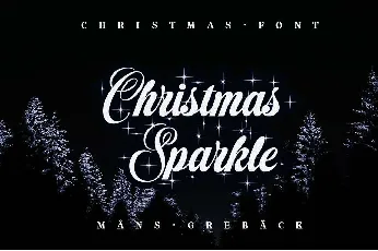 Christmas Sparkle font