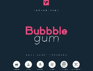 Bubbble Gum font