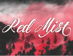 Red Mist font