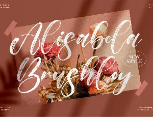 Alisabela Brushley font