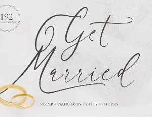 Get Married font