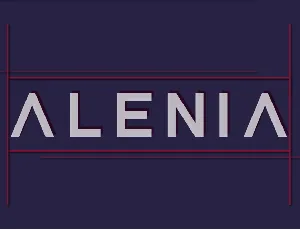 Alenia font