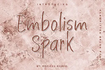 Embolism Spark font