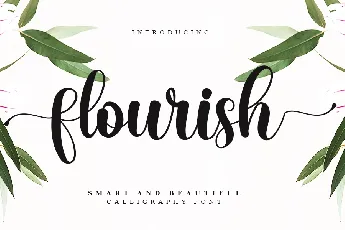 Flourish font