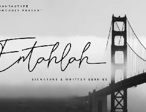 Entahlah Handwritten font