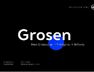 Grosen Family font