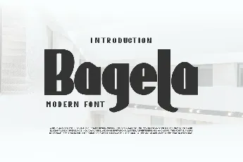 Bagela font