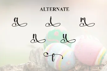 Easter Calligraphy font