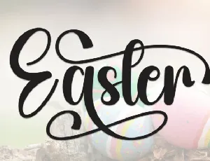 Easter Calligraphy font