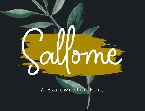 Sallome font