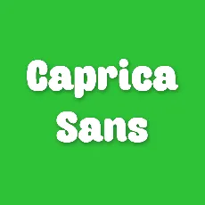 Caprica Sans font