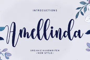 Amellinda font