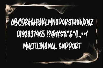 Davy Black font