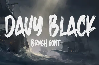 Davy Black font