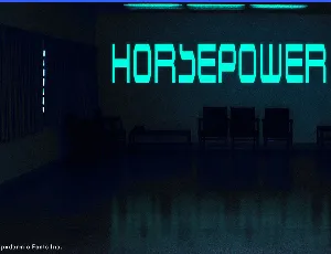 Horsepower font