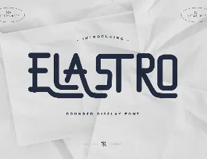 ELASTRO font