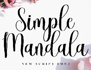 Simple Mandala font