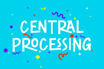 Central Processing font