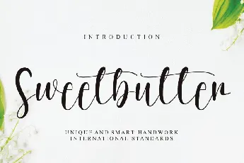 Sweetbutter font