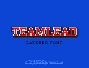 TeamLead font