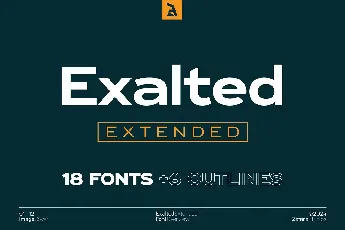 Exalted Extended font