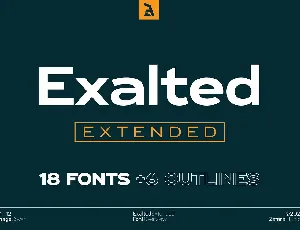 Exalted Extended font