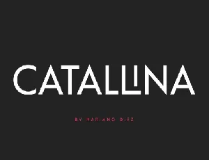 Catallina font