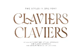 Claviers font