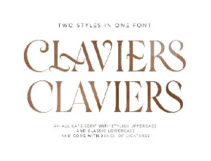 Claviers font