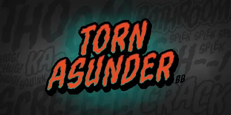 Torn Asunder BB font