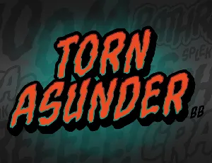 Torn Asunder BB font