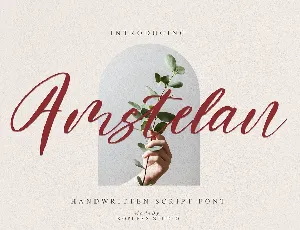 Amstelan font