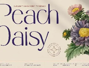 Peach Daisy font