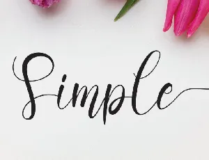 Simple font